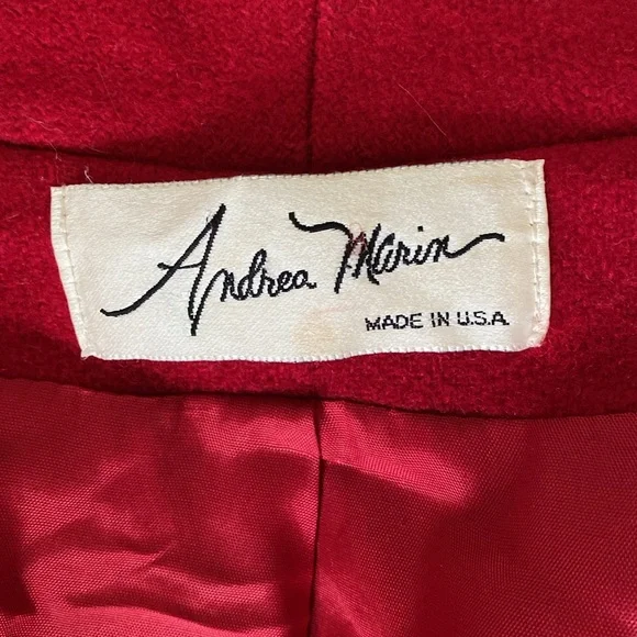 Vintage Wool Coat Andrea Marin - Picture 4 of 11